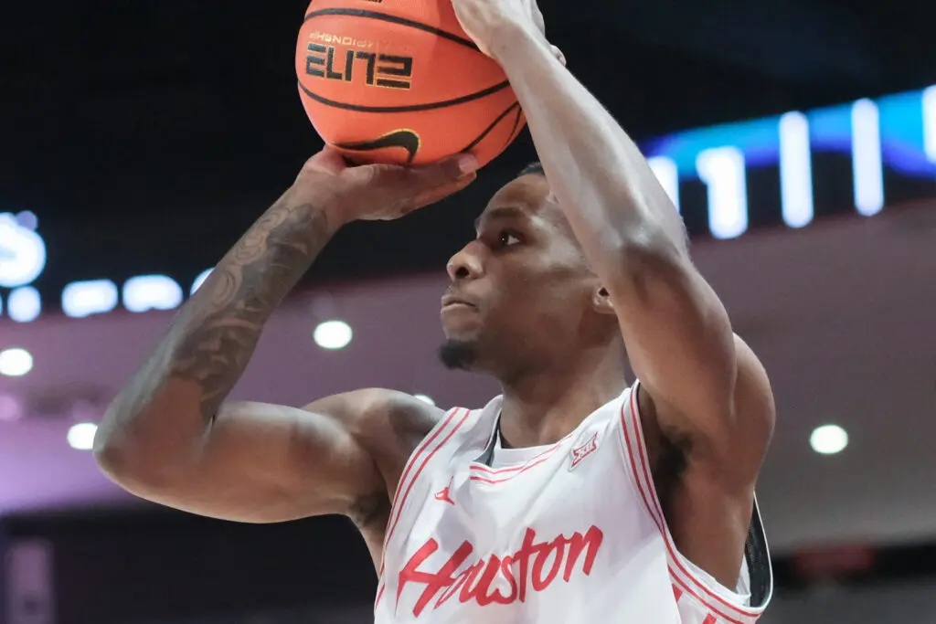 University of Houston guard Terrance Arceneaux is one of the Cougars' much improved 3-point shooters. (Photo by F. Carter Smith)