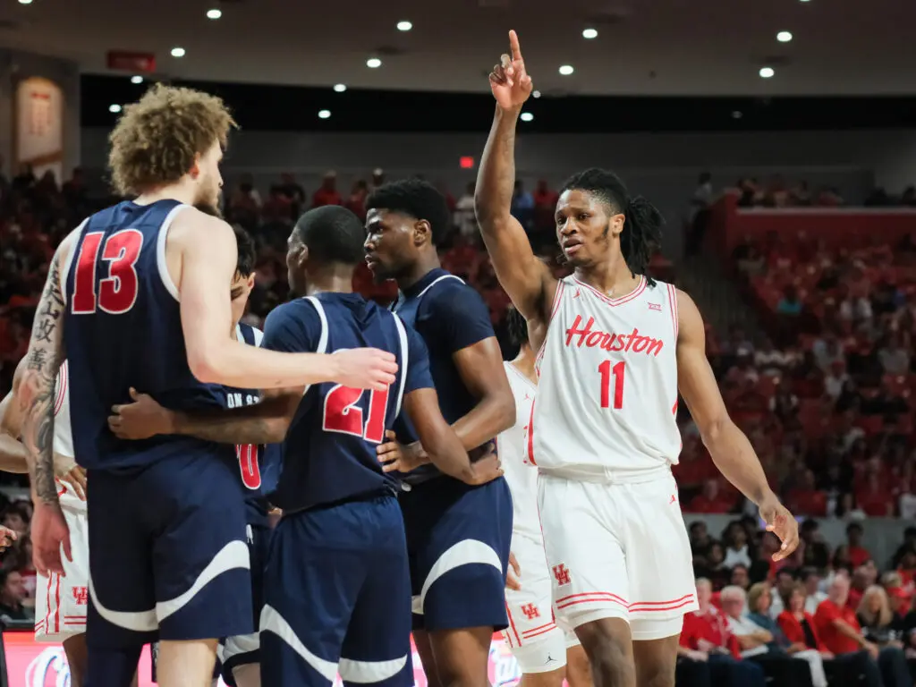 University of Houston forward JoJo Tugler is only rising up and up. (Photo by F. Carter Smith)