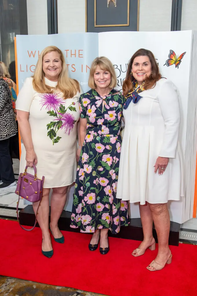 DeeDee Marsh, Kelley Lubanko, Lesha Elsenbrook at the Barbara Bush Houston Literacy Foundation’s  Power of Literacy Luncheon (Photo by Jacob Power)
