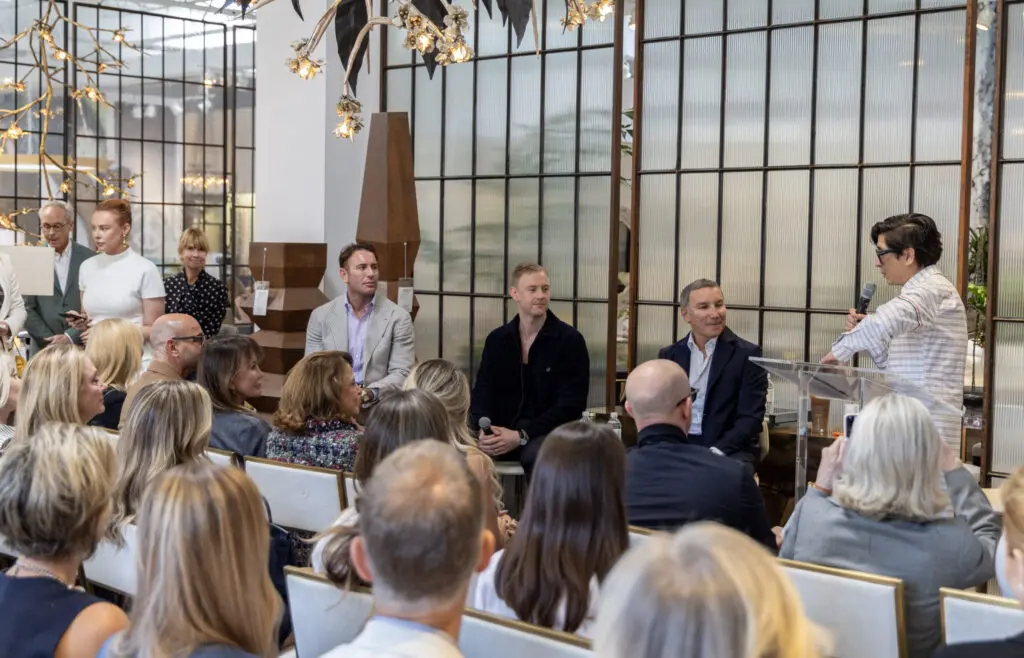 Doniphan Moore, Josh Young, Gonzalo Bueno, Billy Fong at Allan Knight Showroom