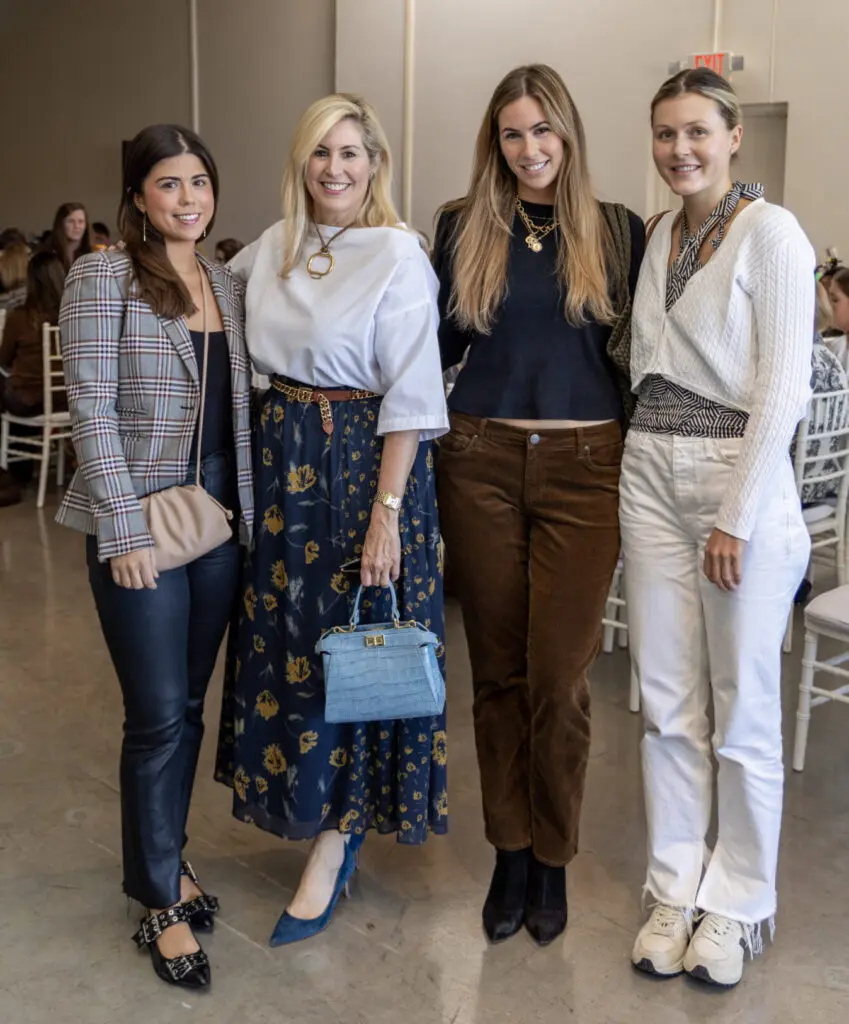 Eugenie Gallinghouse, Carla Fonts, Cristina Lyon, Lexi Aitken at Cowtan & Tout (Photo by Jordan Geibel)