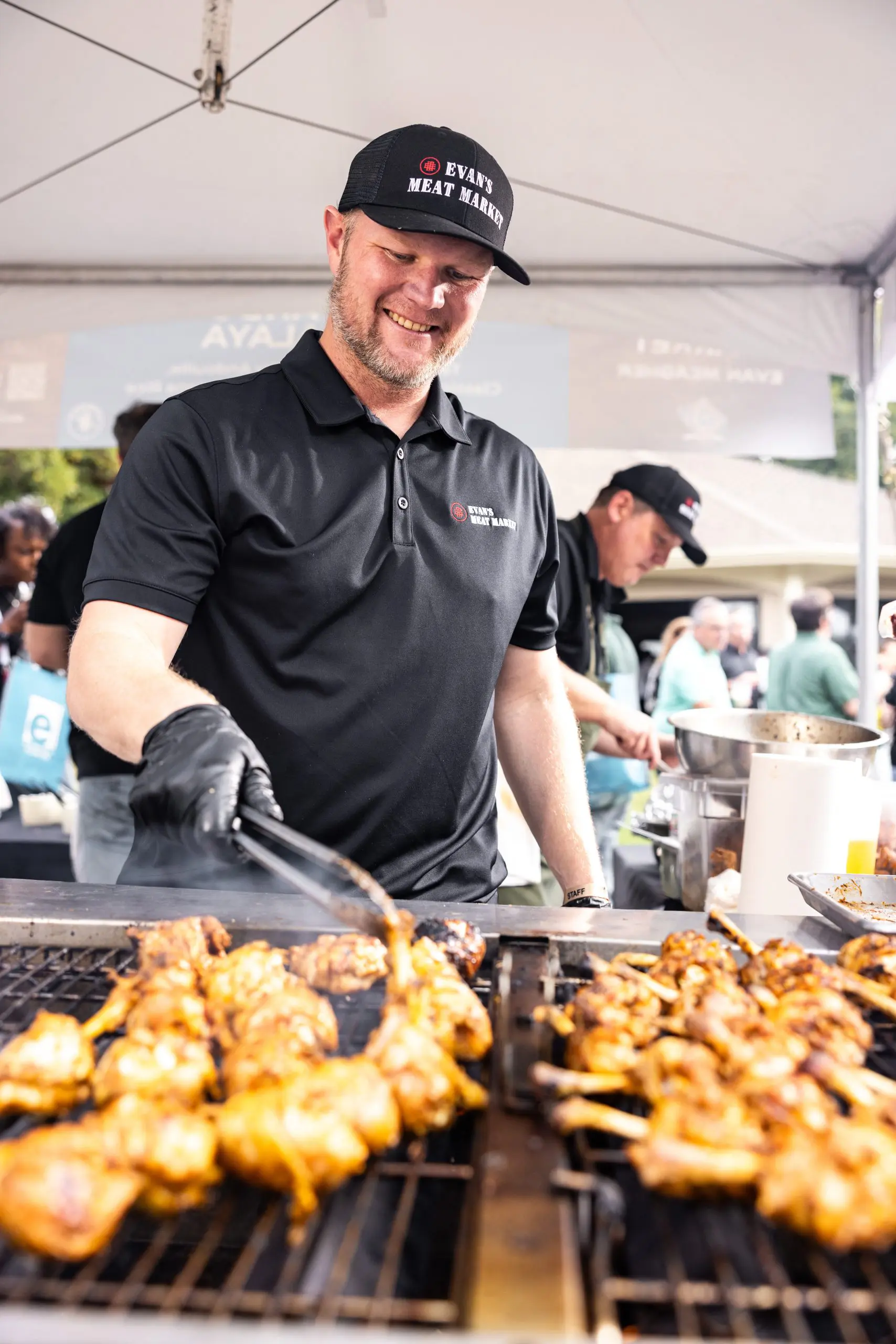 Evan Meagher of Evan's Meat Market. (Photo by Kathy Tran)