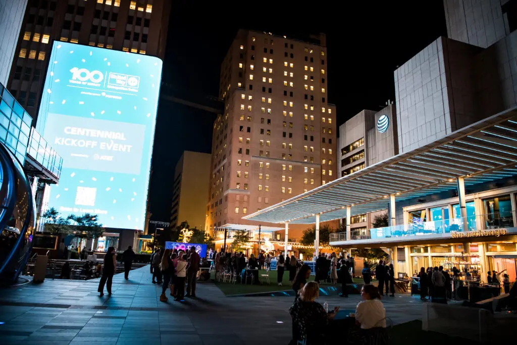 The event was held in the AT&T Discovery District. (Photo by Victor Rosas)