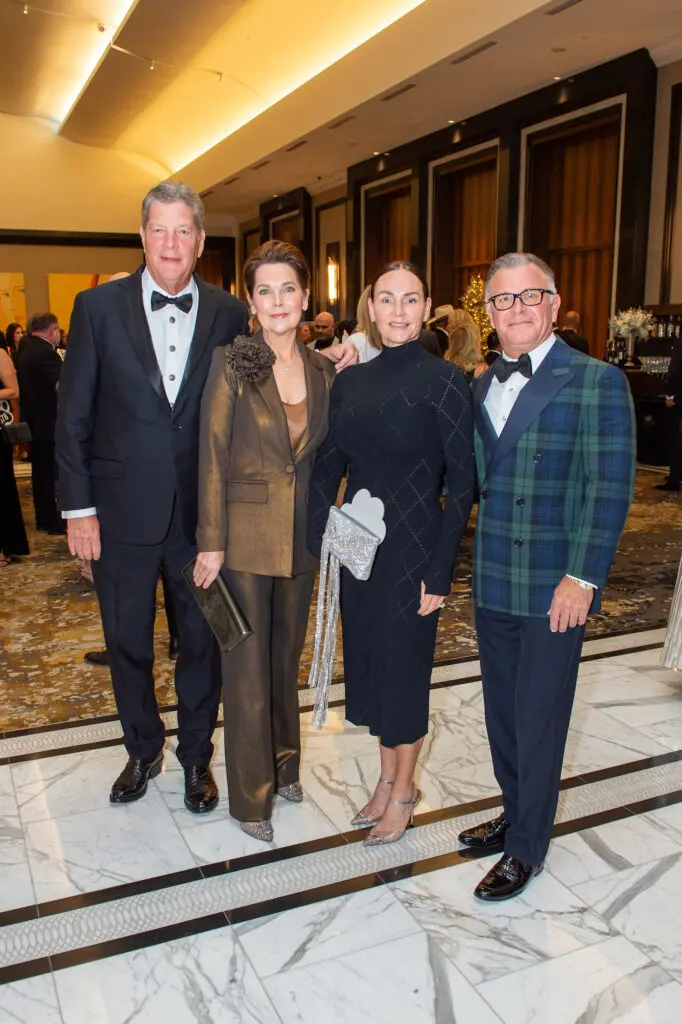 Greg & Brandy Brown, Dana Barton, Robert Clay at Citizens for Animal Protection 'Celebrity Paws Gala' (Photo by Jacob Power)