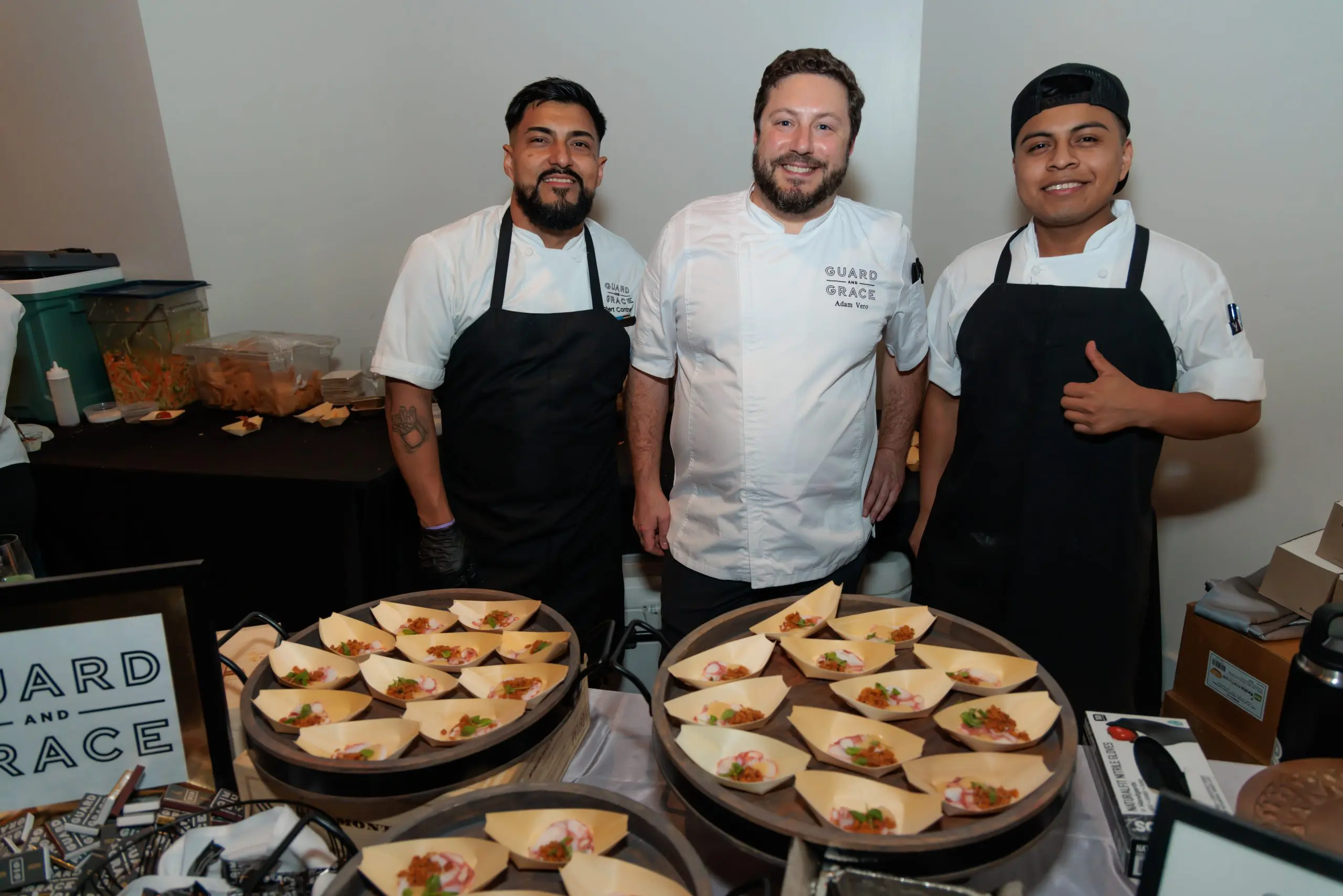 The team from Guard & Grace at the Dress for Success Houston gala