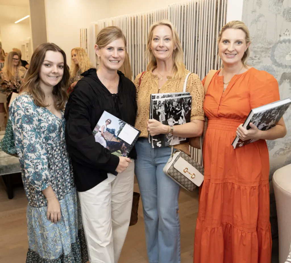 Hollie Goins, Mary Elizabeth Johnson, Allison Seidler, Elizabeth Hudson at Cowtan & Tout (Photo by Jordan Geibel)