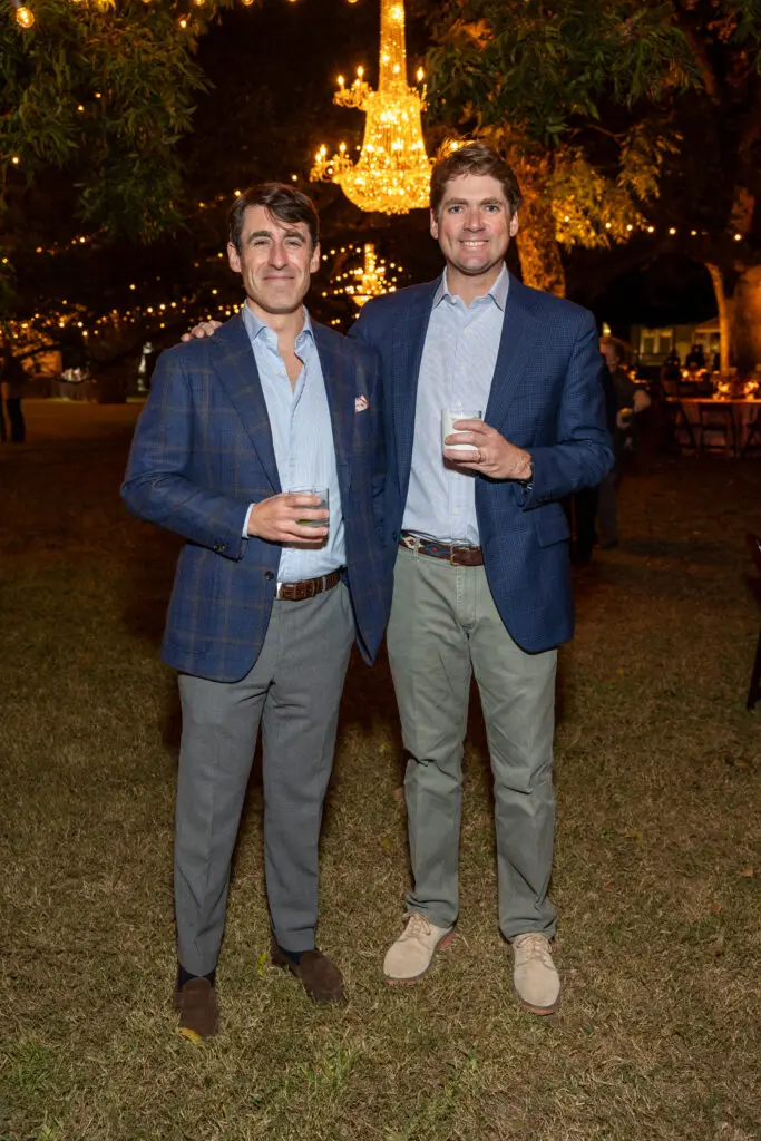 Joseph Cavanaugh, Will Grundy at The Menil Collection 'Party in the Park.' (Photo by Jenny Antill)