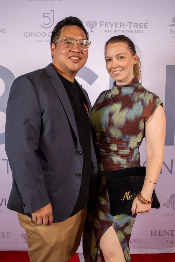 Chef Justin Yu & Ali Di Nunzio at BCN Taste & Tradition's celebration of 10 years and a Michelin star