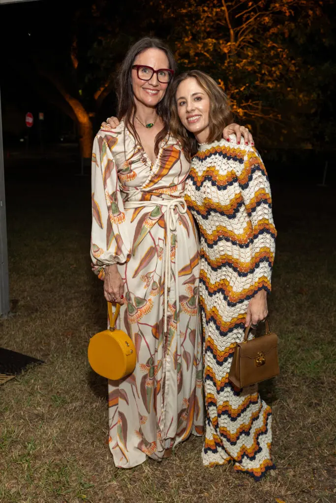 Kate Stukenberg, Linsay Radcliffe at The Menil Collection 'Party in the Park.' (Photo by Jenny Antill)