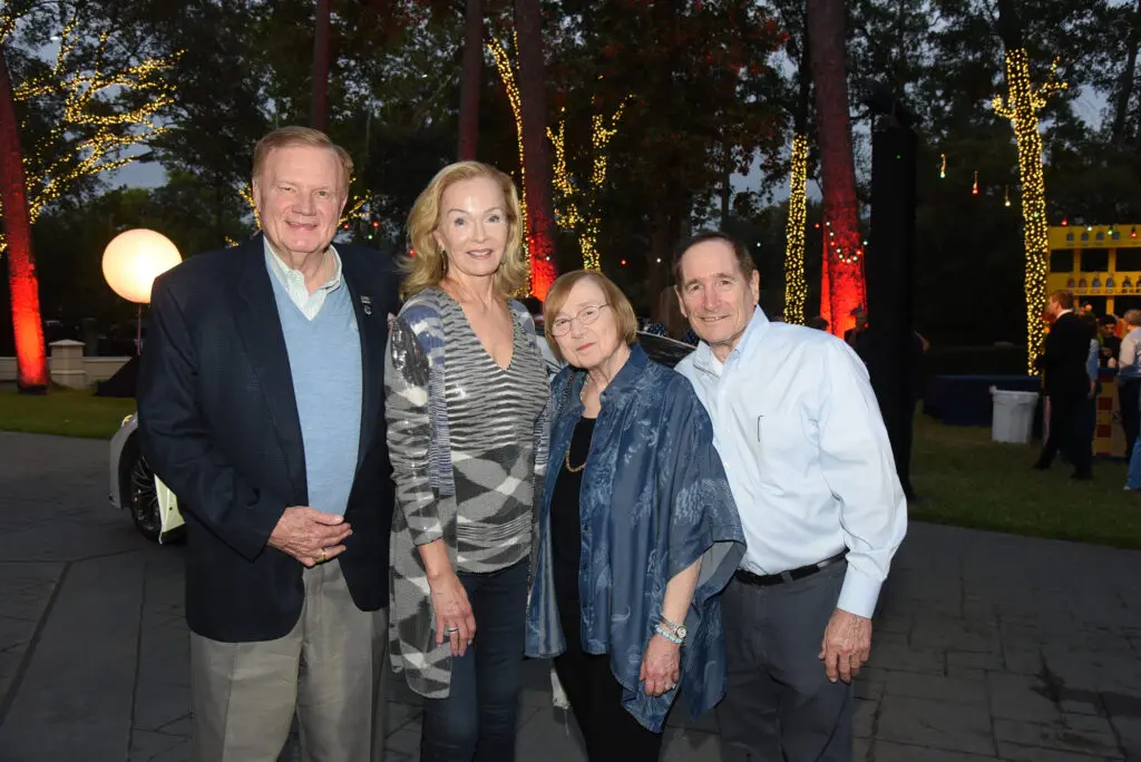 Keith & Alice Mosing, Helen & Larry Rose at the Houston Police Foundation True Blue fundraiser   (Photo by Alexander's Fine Portrait Design ) 