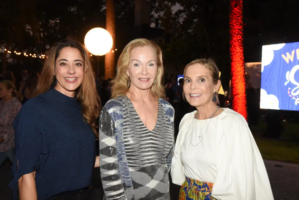 Kristina Somerville, Alice Mosing,  Kristen Cannon at the Houston Police Foundation True Blue fundraiser   (Photo by Alexander's Fine Portrait Design ) 