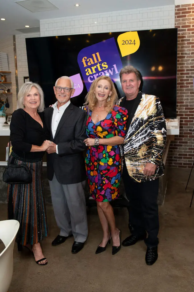 Laura and Frank Holaday with Anne Davidson and Daniel Fitzgerald (Photo by Tamytha Cameron Photography)