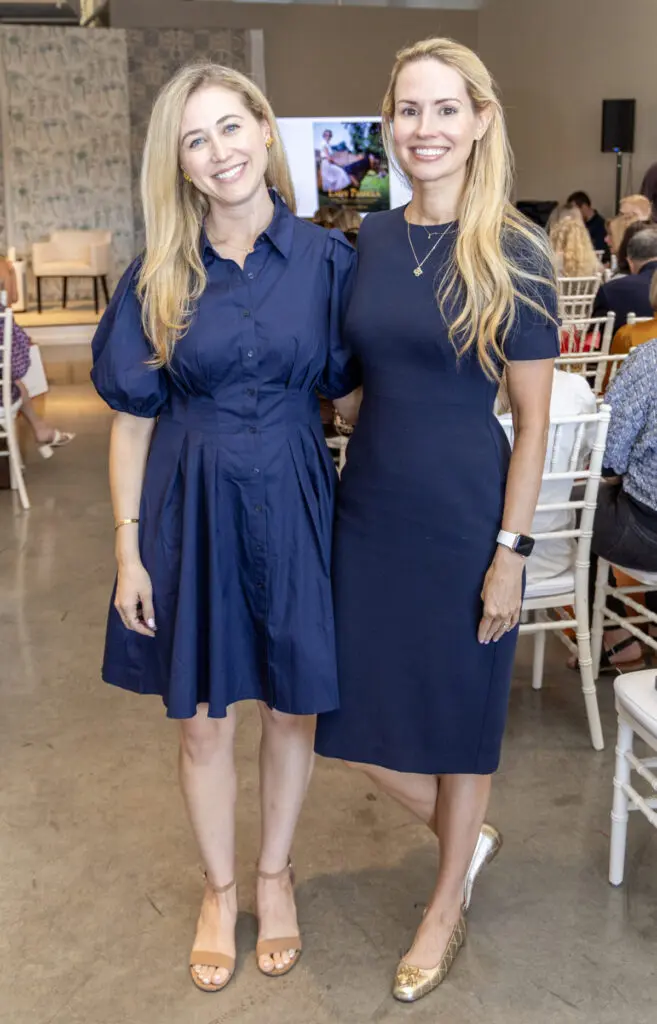 Lindsay Chaney, Elizabeth Pollock at Cowtan & Tout (Photo by Jordan Geibel)
