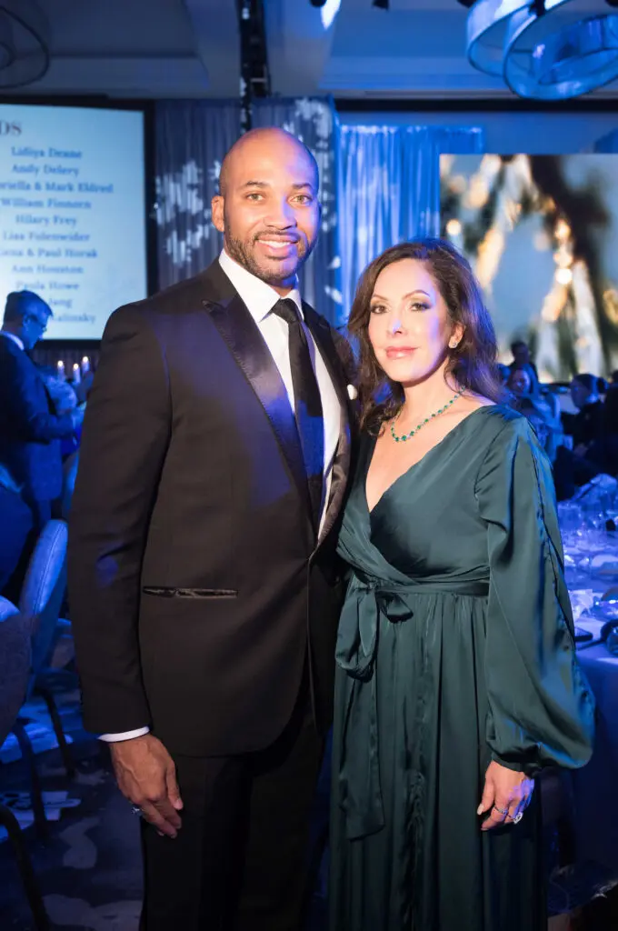 Marcellus Upshaw, Sandra Cooper Smith at Citizens for Animal Protection 'Celebrity Paws Gala' (Photo by Daniel Ortiz)