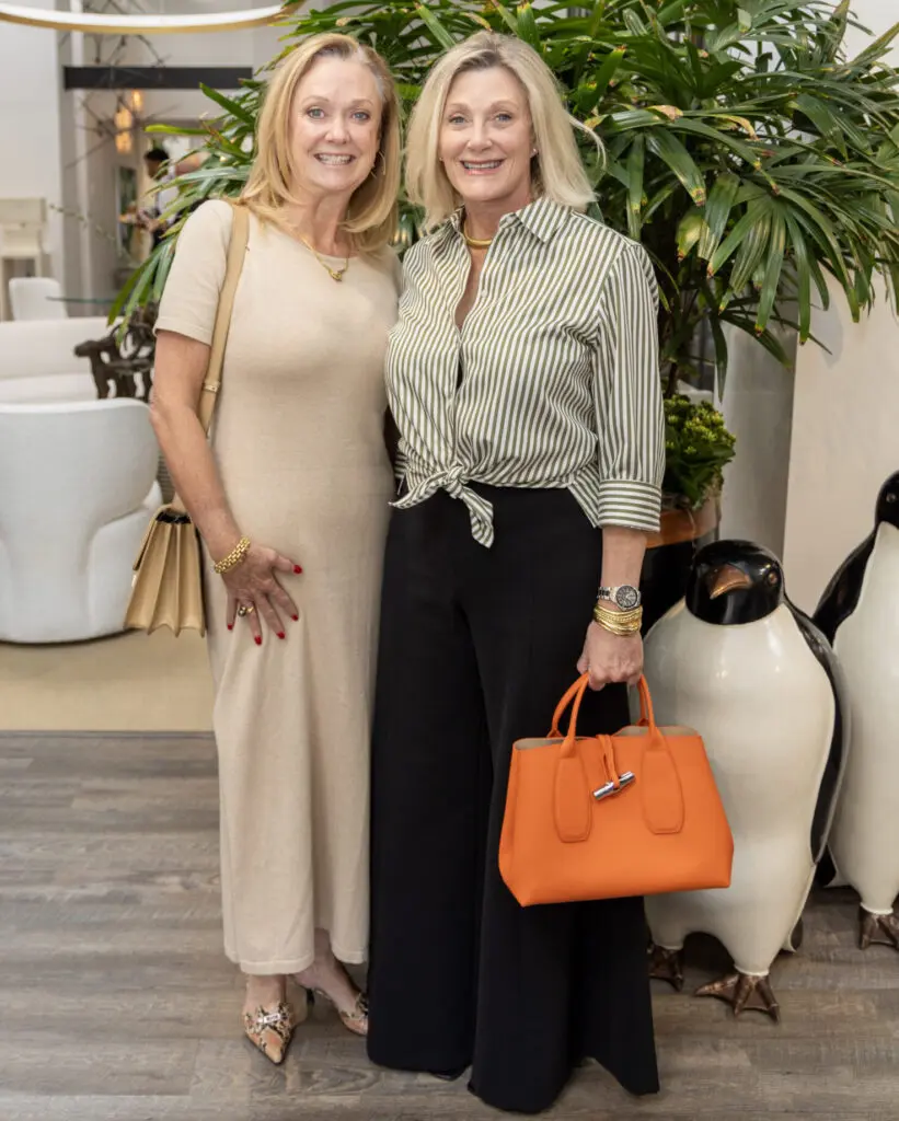 Nancy Larkin, Rhea Ann Chamness at Allan Knight Showroom