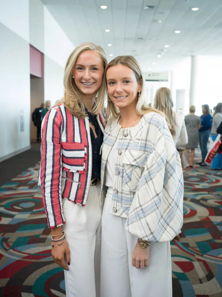 Olivia Flynn Caroline Smith at the Houston Ballet Nutcracker Market Saks Fifth Avenue luncheon