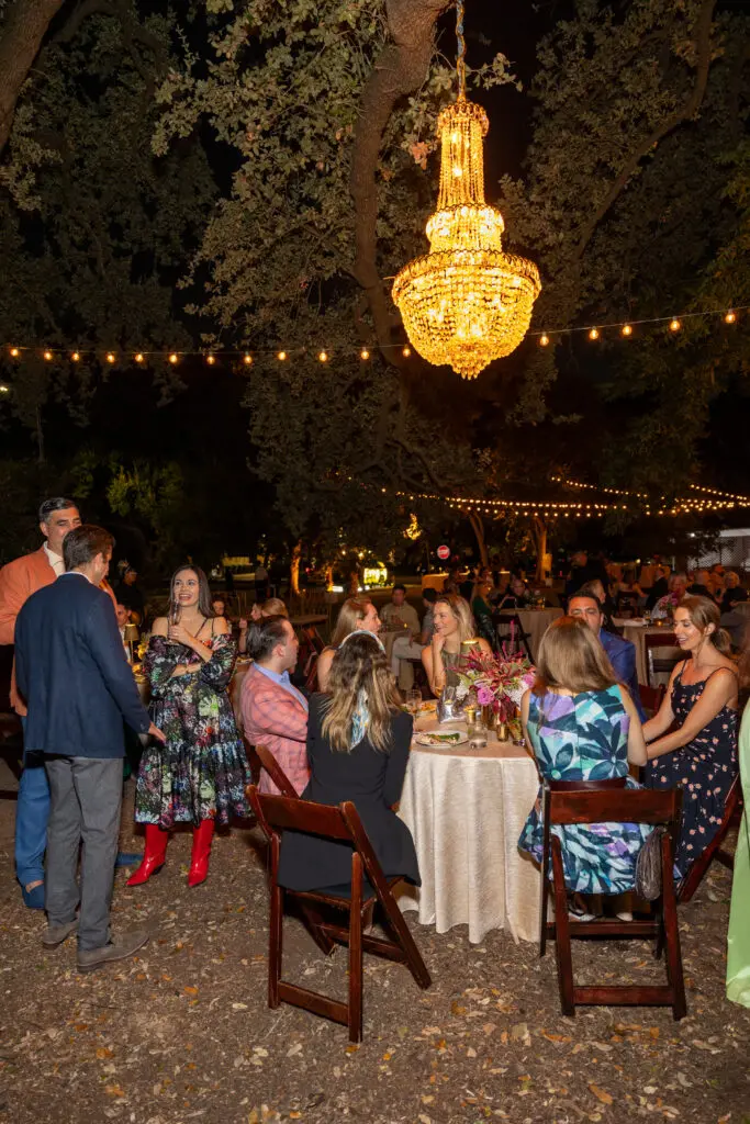 Partygoers at The Menil Collection 'Party in the Park.' (Photo by Jenny Antill)