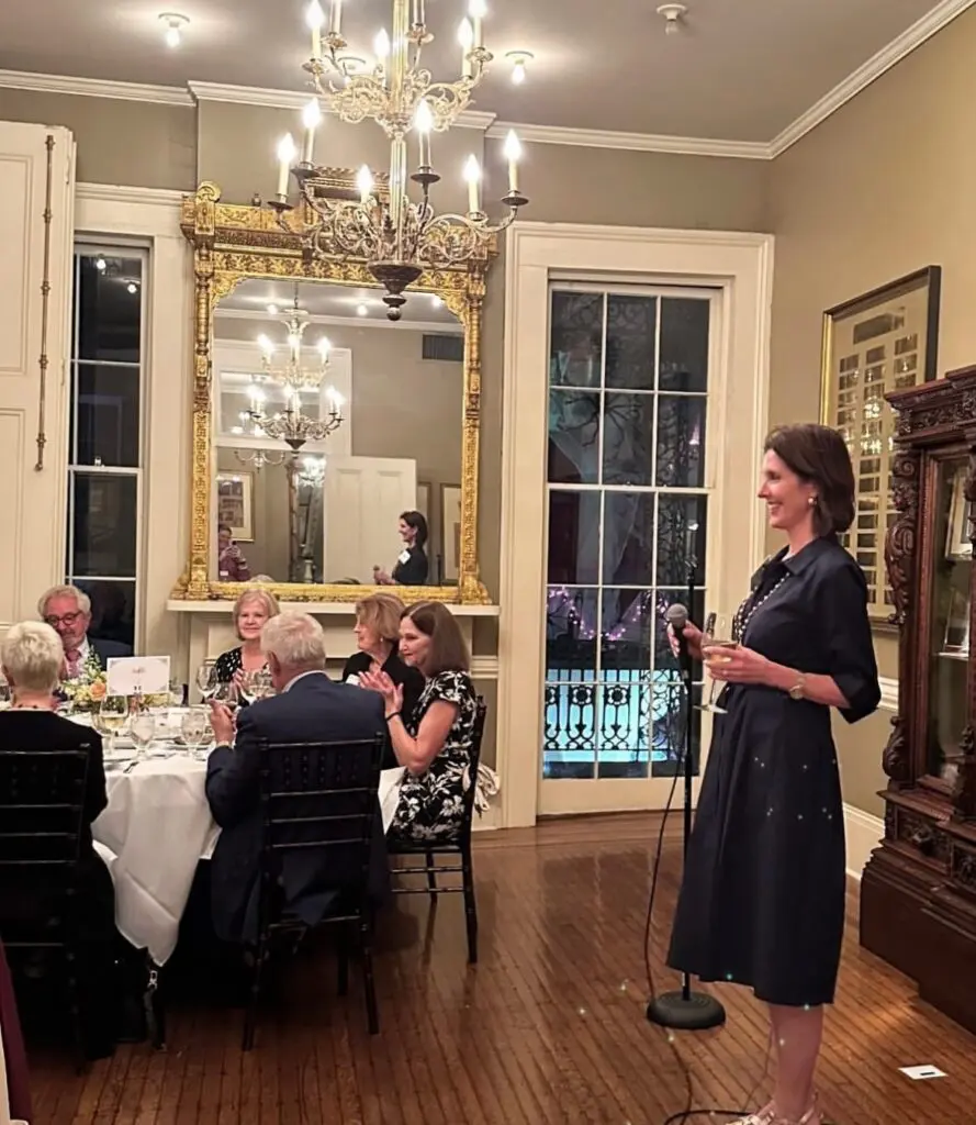 Phoebe Tudor, just eletced president of the National Trust for Historic Preservation, at the national nonprofit's annual meeting in New Orleans.