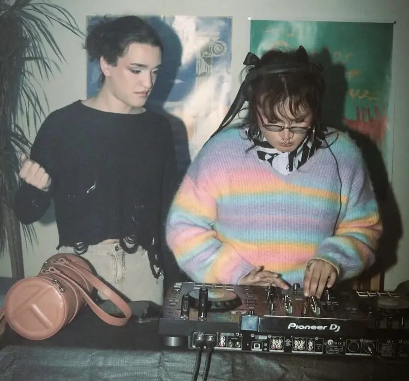 DJs Nightgirl and Belial Dollcore
