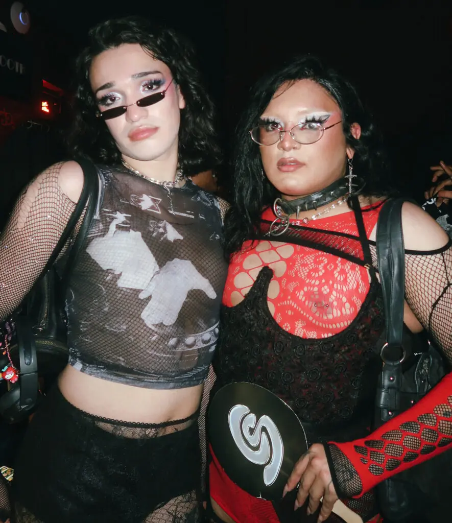 DJs Nightgirl and Belial, long-time friends, founded Dollcore in January to support fellow trans DJs and other community members. (Photo courtesy of Nightgirl)