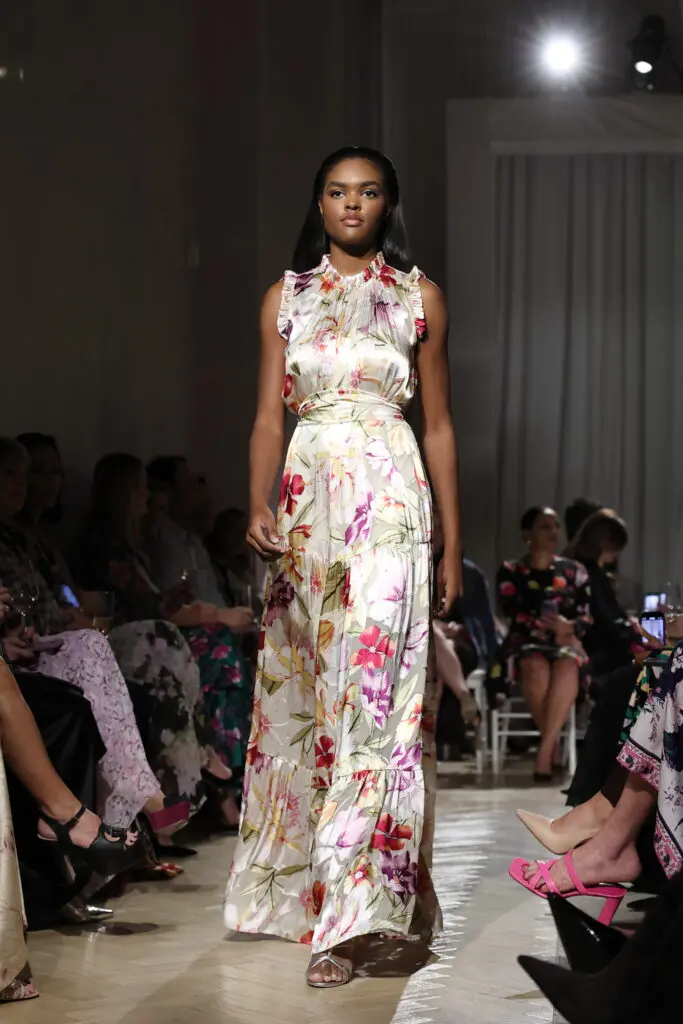 Floral frocks from the Christy Lynn Lee Spring 2025 Collection (Photo by Quy Tran)