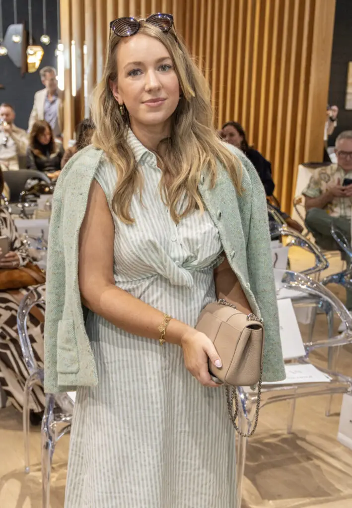 Rebecca Nambiar at Roche Bobois (Photo by Jordan Geibel)