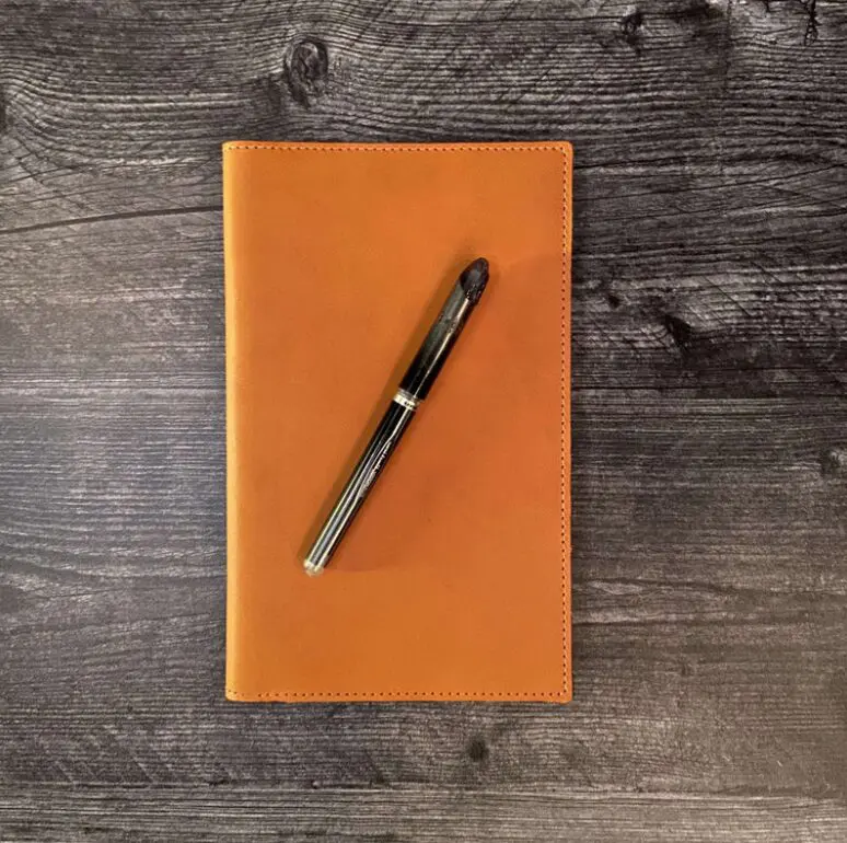 The Moleskin Journal cover from Odin Leather Goods keeps your notes protected and organized, perfect for thinkers and doodlers alike. (Photo courtesy Odin Leather Goods)