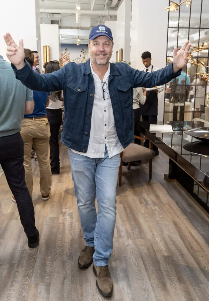 Stephen Karlisch at Allan Knight Showroom