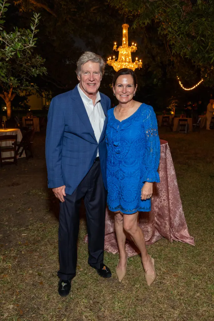 Steven & Cabrina Owsley at The Menil Collection 'Party in the Park.' (Photo by Jenny Antill)