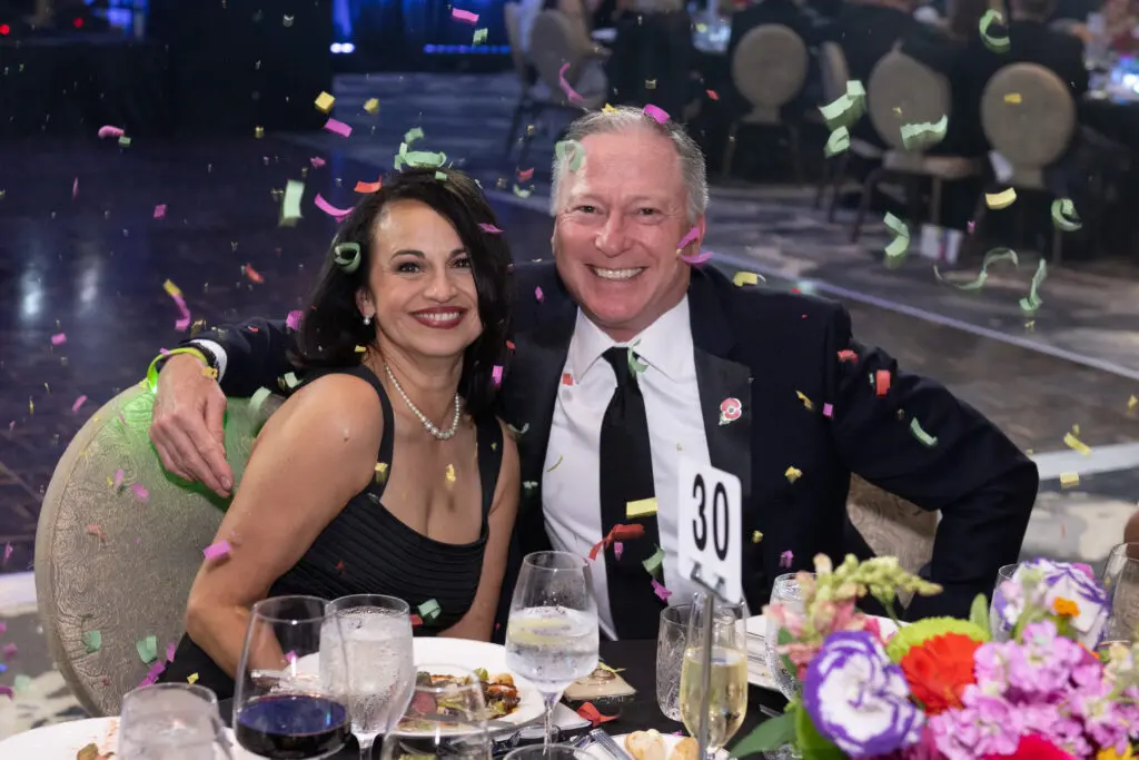 Chairs Terri & Greg Ebel at the British American Foundation of Texas gala (Photo by Wilson Parish)