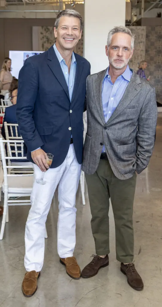 Ty Burks, Christopher Ridolfi at Cowtan & Tout (Photo by Jordan Geibel)