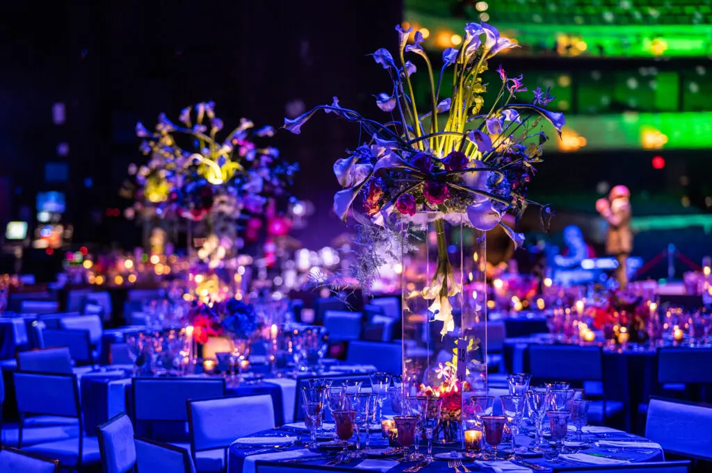 The ATTPAC team (along with Junior Villanueva from The Garden Gate) transformed the Margaret McDermott Performance Hall. (Photo by Can Turkyilmaz)