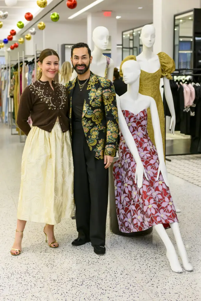 Designer Alexandra O'Neill, Tootsies Creative Director Fady Armanious.