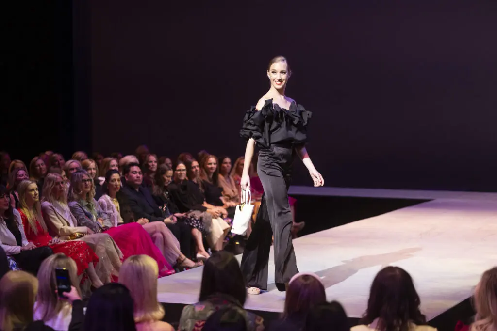 Texas Ballet Theater dancers dance down the runway at Tutu Chic.  (Photo by Sharon Ellman)