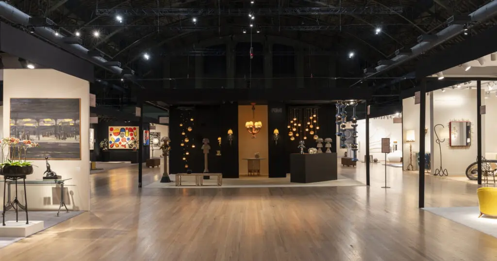 Gallery FUMI debuted "The Space Inside" by artist Jeremy Anderson at Salon Art + Design New York 2024. (Photo by Peter Baker)