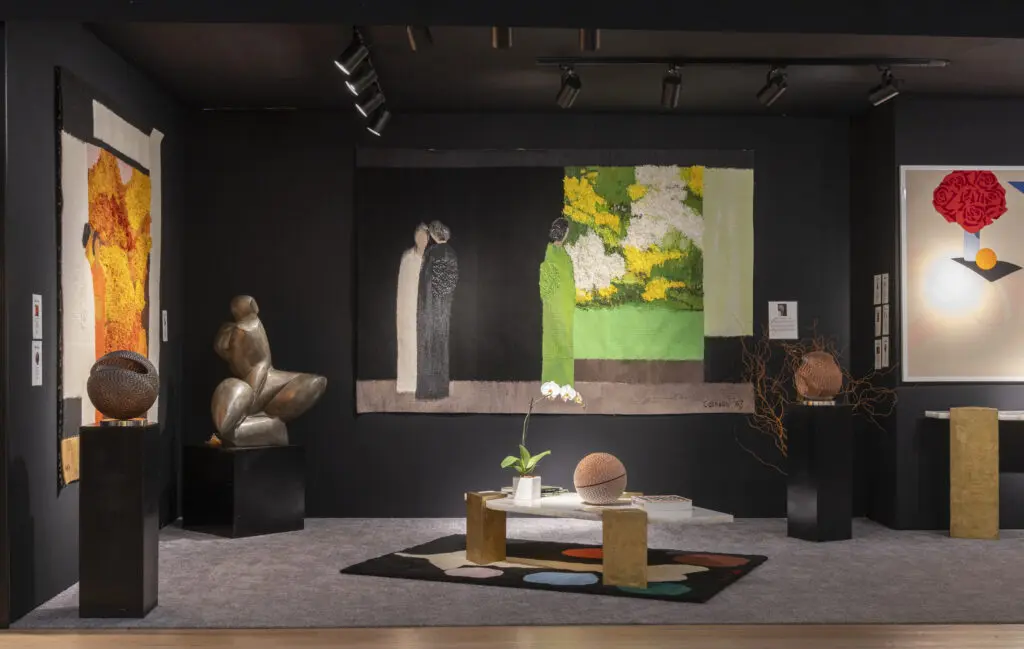 Boccara Gallery, seen at Salon Art + Design New York 2024, is one of the first confirmed exhibitors at Salon Art + Design Dallas. (Photo by Peter Baker)