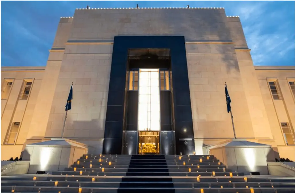 The Block House, originally built as a Masonic Temple in 1941, serves as the venue for Salon Art + Design Dallas' inaugural fair.