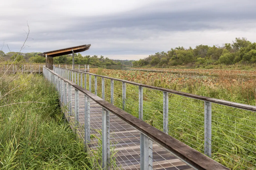 The Fort Worth Nature Center and Refuge has boardwalks for wildlife viewing. (Photo by K.P. Wilska)