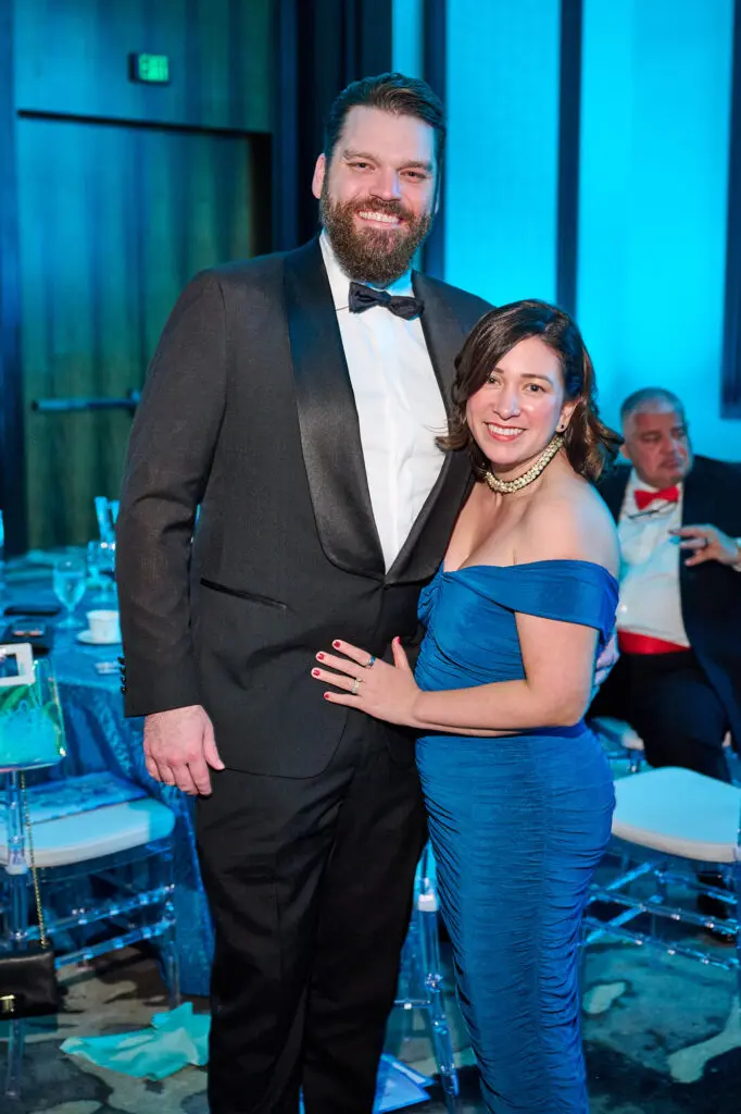 Chad & Cristina Williams at the Spindletop Community Impact Partners 50th annual Holiday Ball (Photo by Fulton Davenport/PWL Studio)