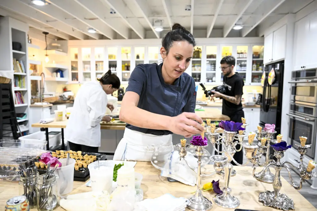 Chef Kate McLean of Tony's at the 19th Delicious Alchemy Banquet benefiting Recipe for Success Foundation. (Photo by Michelle Watson)