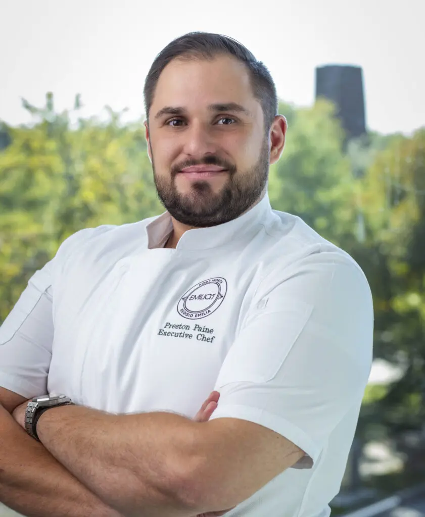 With the recent birth of his first son, Christmas will be extra special for Chef Paine and his wife. (Courtesy) 