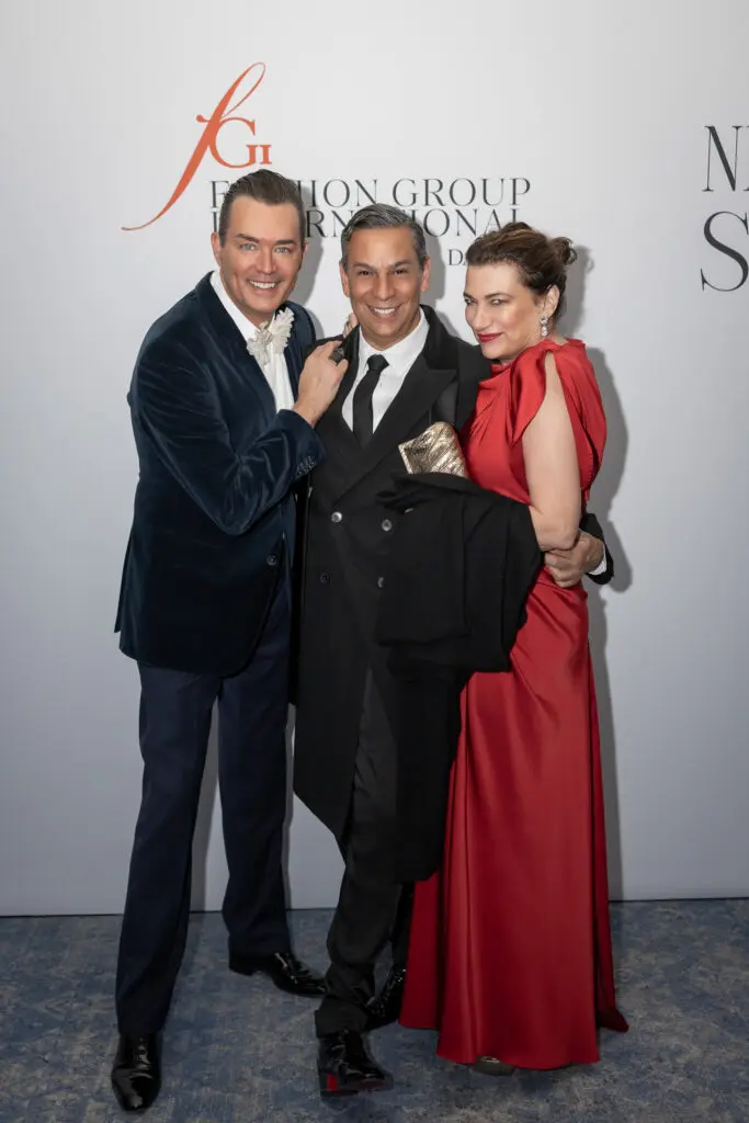 Chuck Steelman, James Aguiar, and FGI Global CEO, Maryanne Grisz (Photo by Thomas Garza)