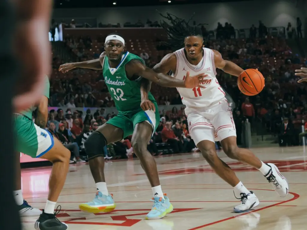 JoJo Tugler has worked on his offensive game for Houston. (Photo by F. Carter Smith)