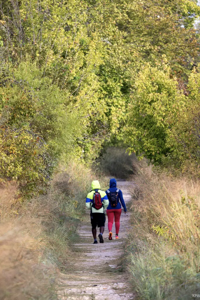 Hikers at Fort Worth Nature Center and Refuge enjoy the numerous trails throughout. (Photo by K.P. Wilska)