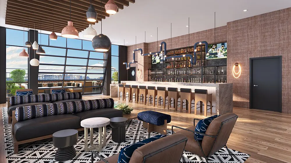 The hotel bar and restaurant will welcome locals and tourists this spring. (Courtesy) 