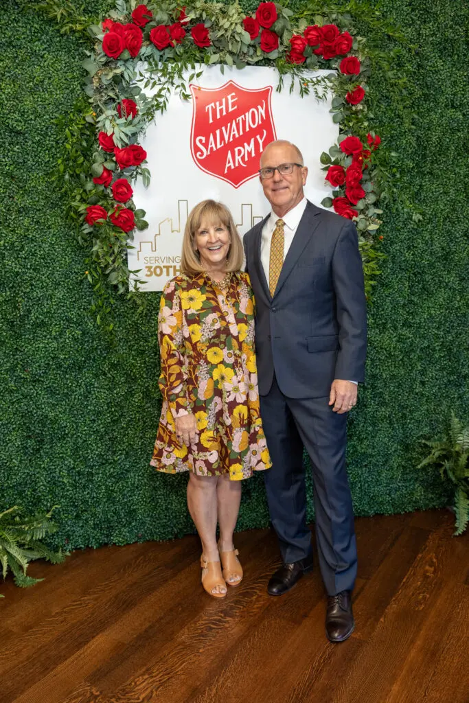 Holly & Tom Forney at the Salvation Army of Greater Houston 30th annual luncheon (Photo by Jenny Antill)
