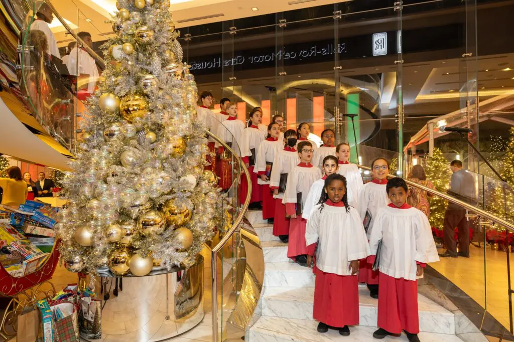 Houston Children's Chorus  at the Ambassadors for Texas Children's Hospital holiday party. (Photo by Jenny Antill)