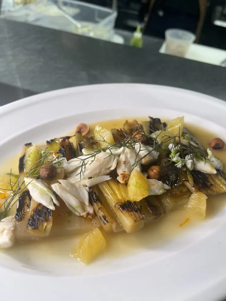 At Pillar, the grilled leeks are a must-try. (Courtesy)