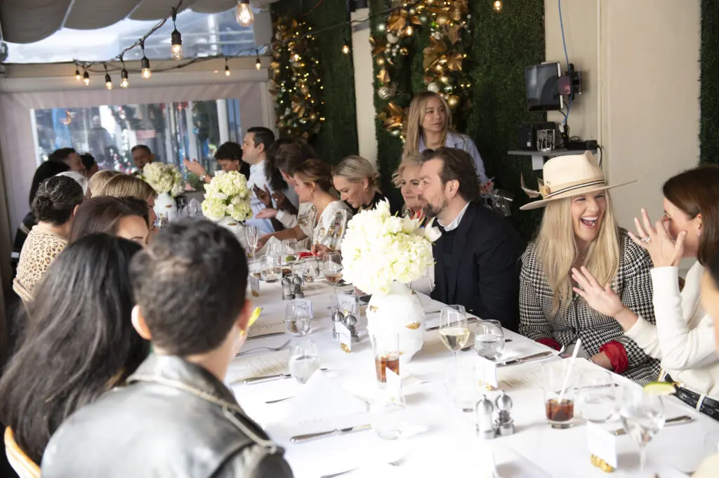 Guests enjoyed a leisurely-yet-decadent three-course lunch at Le Bilboquet.  (Photo by Tamytha Cameron Photography)