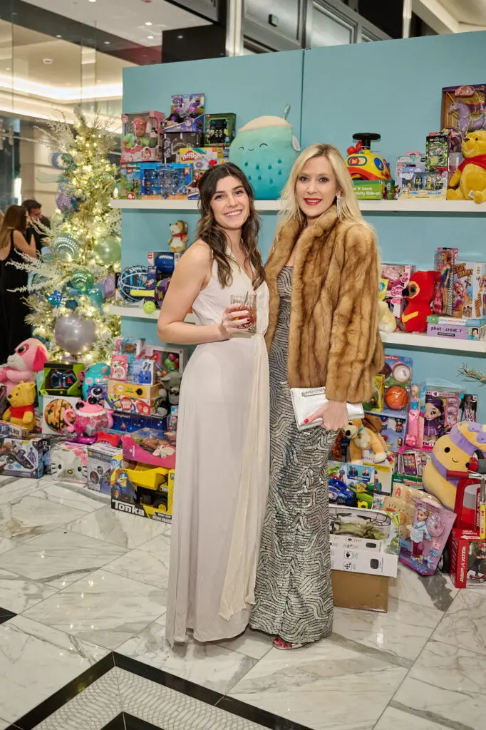 Luna Rey, Genevieve Carter at the Spindletop Community Impact Partners 50th annual Holiday Ball (Photo by Fulton Davenport/PWL Studio)